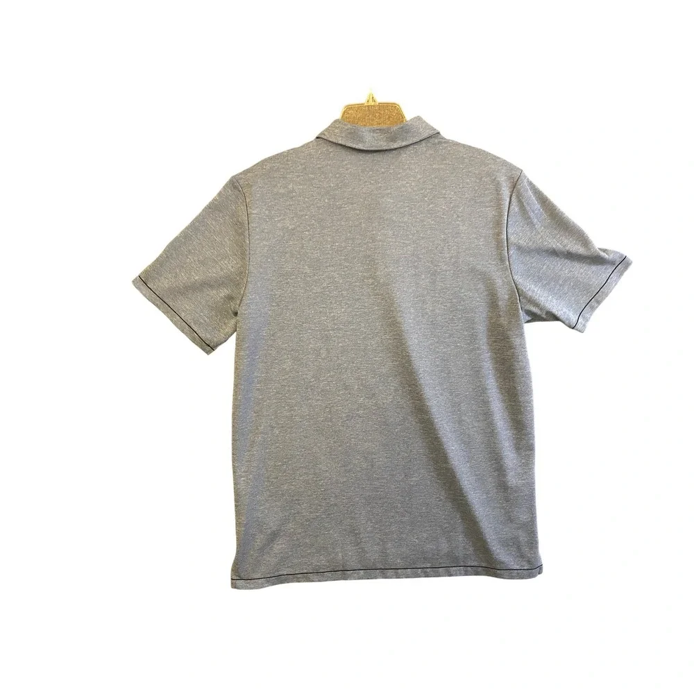 Adidas Golf Polo Shirt Mens Sz  Large Blue Casual Short Sleeve Athletic Gym Logo - Picture 3 of 6